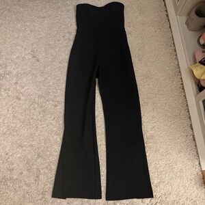 Abercrombie & Fitch Black Flare Jumpsuit